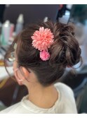 卒業式ヘアセット