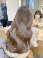 ダブルカラー＊ロングコテ巻き＊透け感【ZinaCENTRAL】