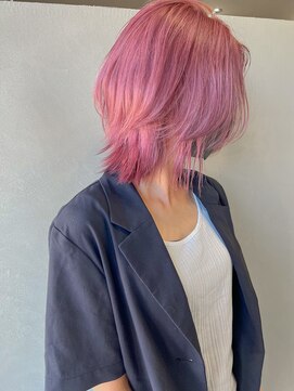 モノトーン(MONOTONE) ペールピンク×ウルフ