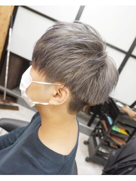 ヘアテリア リュウ 大塚(hair teria ryu) 刈り上げマッシュ×グレージュカラー