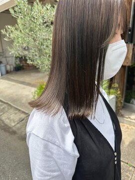 へアサロンアンドカフェガーデン(hair salon&cafe GARDEN) オリーブカラー/美髪カラー/ブリーチなしカラー