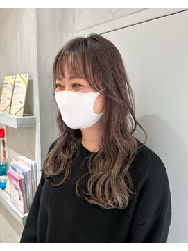 ヨーク(YOKE) YOKE 20代30代大人顔まわりレイヤーミルクティーベージュ前髪