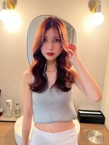 ボタン ハカタ(VOTAN hakata)&nbsp;【ろみおStyle】ブラウンカラー/韓国風/ヨシンモリ/顔まわり