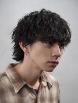 フィフス トウキョウ (fifth TOKYO)&nbsp;渋谷メンズマッシュウルフパーマ緩め波巻きスパイラルパーマ