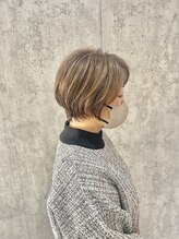 白髪ぼかしスタイル！