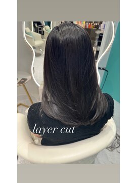 トータルビューティーサロン プリエ(prier) レイヤーカット/姫カットレイヤー/韓国風スタイル/韓国ヘア