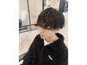 【パーマ相談】メンズカット+各種パーマ+眉カット 14,500円~15,500円