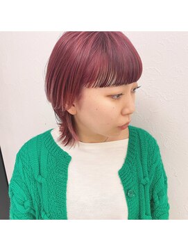 オグジュアリー 表参道(aux.) マッシュウルフ/前髪［表参道/表参道駅