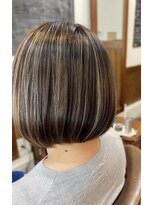 スズノオト(SUZU NO OTO)&nbsp;【スズノオト】丸みボブ×ナチュラルハイライト♪