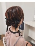 ツインお団子ヘア
