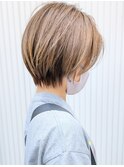 【照井style★】ハイライトグレージュ/ショート