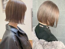 ボブと言えば！王道人気「切りっぱなしボブ」360度均一な長さが美しい！忙しい朝もセットが簡単！[大宮]