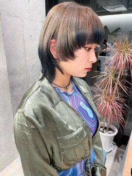 クーナバイトマト 横浜(Cuna by TOMTO) 【MISATO】ショートレイヤー_ウルフカット_デザインカラー