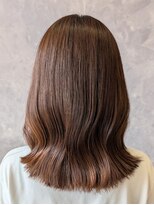 ザ ラブズ ラフズ ヘアー 本店(the loves laughs hair) くびれミディボブ/ナチュラルブラウン/ロブ/清楚系