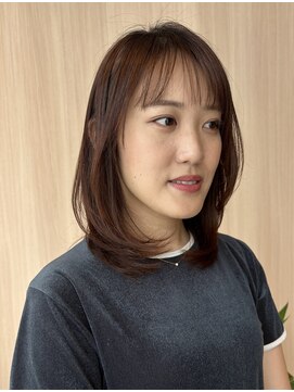 オン キャナルシティ博多前店(on) 【吉井伍克】ミディアム/くびれヘア/ニュアンスカール【博多】