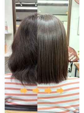 ピースワークス(Peace Works) 【最上級】酸性ストレート×髪質改善トリートメント×カット