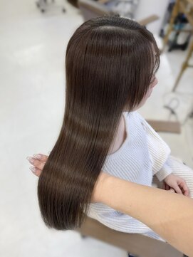 ハピネス 梅田茶屋町店(HAPPINESS) 韓国風/レイヤーカット/顔周り/顔まわり/髪質改善/ベージュ