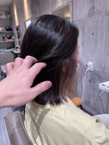 パダ(PADA)&nbsp;外はねボブ/インナーカラー