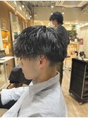  MEN’S HAIR/波巻ツイストスパイラル/フェザーパーマ/眉毛/渋谷
