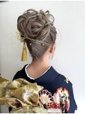 アップスタイル成人式ヘア