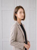 アンドットエス 銀座(and.S)&nbsp;【癖毛さん必見】丸みのあるボブ&縮毛矯正