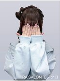 【推し活ヘアメ】立体リボンサイドポニー