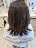 アッシュ 仙川店(Ash) 40代50代60代ミディアムレイヤー白髪ぼかしハイライト脱白髪染め