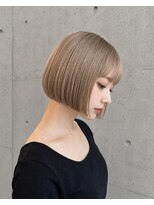 ウユ ヘアー(UYUU hair)&nbsp;ミルクティーベージュ×ボブ