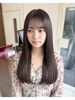 零秒女髪 千里丘店&nbsp;上品でまとまりのある艶やかロングヘアスタイル髪質改善艶感