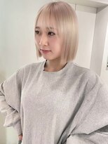 クペウイビ 心斎橋(cope'u yive)&nbsp;ミルクティーベージュ/ハイトーンカラー/ケアブリーチ/心斎橋