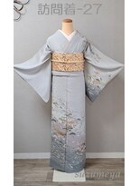 きものサロン すずめ屋&nbsp;レンタル番号　訪問着－27　薄水