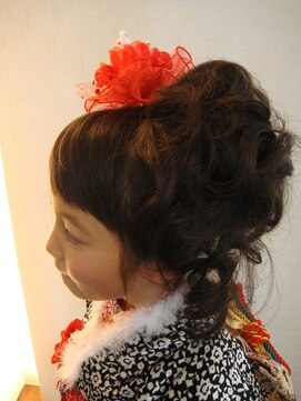 ビギンズ ヘア コウベ(BEGINS HAIR KOBE) 七五三アップ３