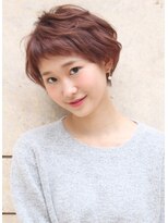 シャカ(SHAKA)&nbsp;パーマで大人かわいい　毛先パーマ　黒髪ベリーショート