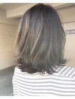 ヘアーアンドアトリエ マール(Hair&Atelier Marl)&nbsp;【Marl】上品なグレージュブラウンカラーのセミディスタイル♪