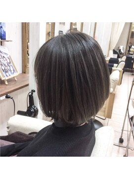 ウィルゴ(VIRGO) 【VIRGO】極細ハイライト×ダークグレーアッシュ