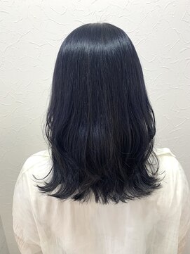 シエル 立川店(CIEL) 《CIEL由井》レイヤーカット×コバルトブルー