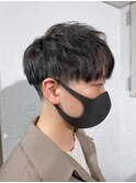 刈り上げマッシュ×グレージュショコラベージュ韓国風マッシュ