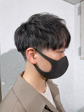 ネオリーブ シュシュ 神保町店(Neolive susu) 刈り上げマッシュ×グレージュショコラベージュ韓国風マッシュ