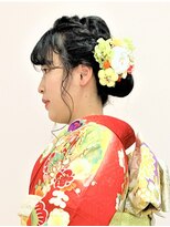 デザインヘアーピアジェ 八木店(DESIGN HAIR PIAGET) ☆2022年・ピアジェ成人式☆最新アップ&着付&メイク☆