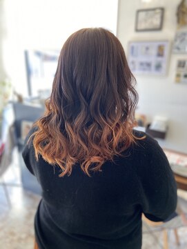 ウィズ ANNEX店(With) オレンジグラデーションカラー