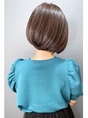 《knit銀座》大人可愛い20代30代40代ショートボブ丸み前下がり