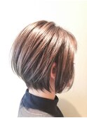 バレイヤージュ×ボブ