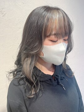 エヌプラス(N+) フェイスフレーミング　ダークアッシュカラー 韓国ヘア