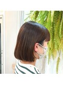 結べるくらいの長めボブスタイル