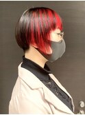 前下がり刈り上げショート