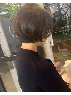 ナタン 自由が丘(NATHAN) ショート×カラー×ハイライト×インナーカラー×髪質改善×小顔