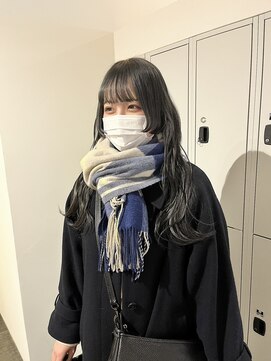 カフ(CAF) CAF FUKO/ロングヘア/寒色系カラー/ブルーグレー/大阪/心斎橋