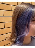 ★ブルーバイオレット×インナーカラー★