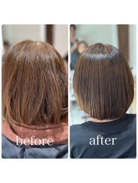 アレッタ 大森町(aletta) カット+美髪ストレート+細胞補修