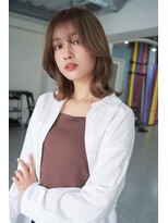 アンジェリカラボ 梅田店(ANGELICA LABO)&nbsp;ANGELICA 韓国くびれ/ミディアムヘア/ココアベージュ